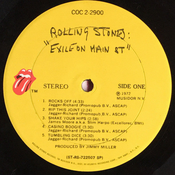 The Rolling Stones : Exile On Main St. (2xLP, Album, SP,)
