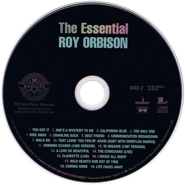 Roy Orbison : The Essential Roy Orbison (2xCD, Comp, Jew)