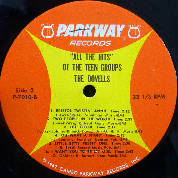 The Dovells : "All The Hits" Of The Teen Groups (LP, Mono)