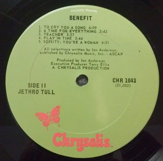 Jethro Tull : Benefit (LP, Album, RE, Pit)