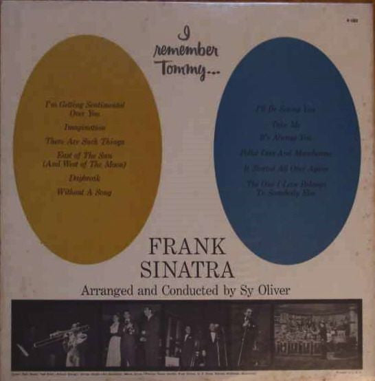 Frank Sinatra : I Remember Tommy (LP, Album, Mono, Die)