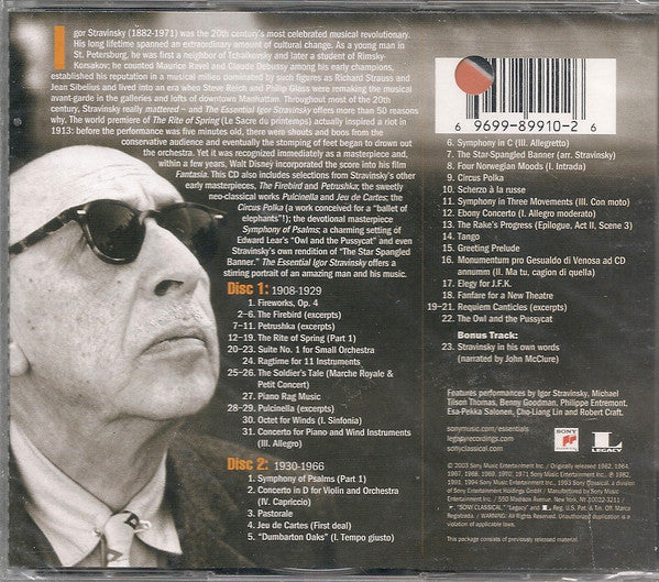 Igor Stravinsky : The Essential Igor Stravinsky (2xCD, Comp)