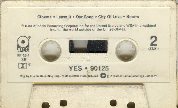 Yes : 90125 (Cass, Album, Dol)
