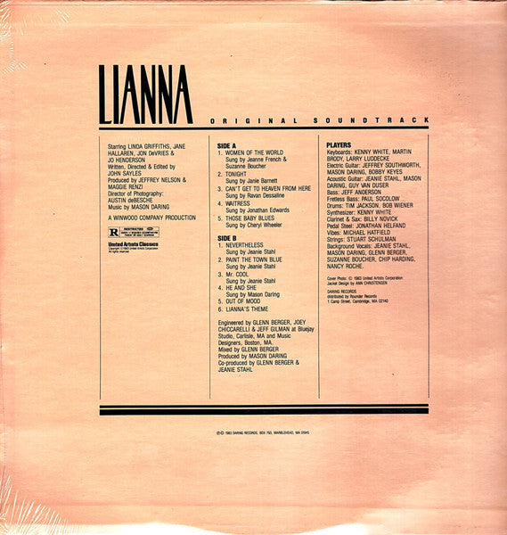 Mason Daring : Lianna (Original Soundtrack) (LP)