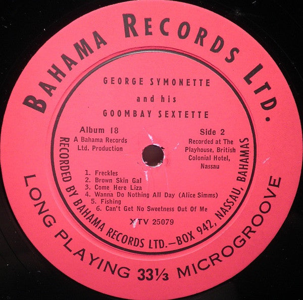 George Symonette And His Goombay Sextette : Goombay Rhythms (LP)