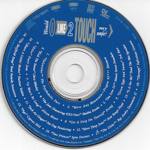 Various : Would U Like 2 Touch My Sampler? (CD, Comp, Promo, Smplr)