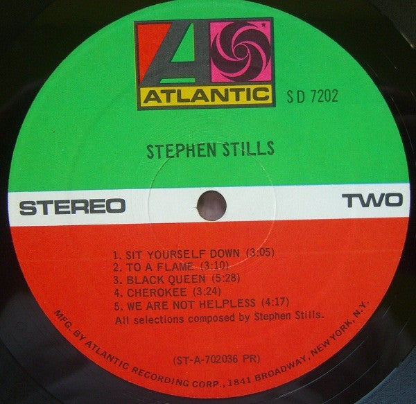 Stephen Stills : Stephen Stills (LP, Album, RP, PR)