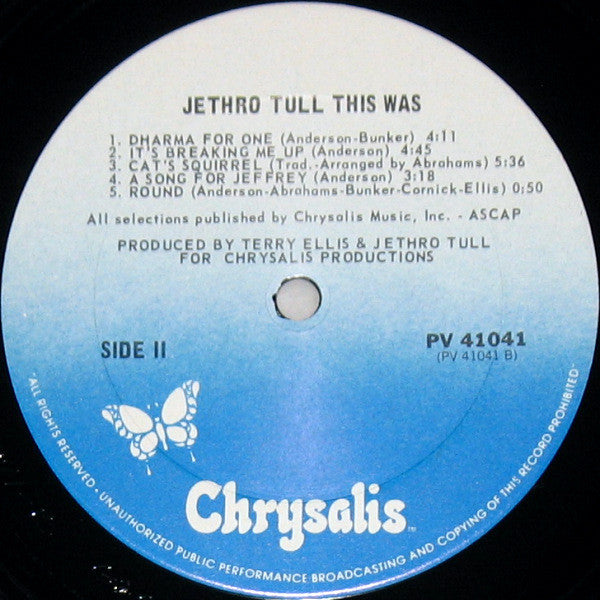 Jethro Tull : This Was (LP, Album, RE)