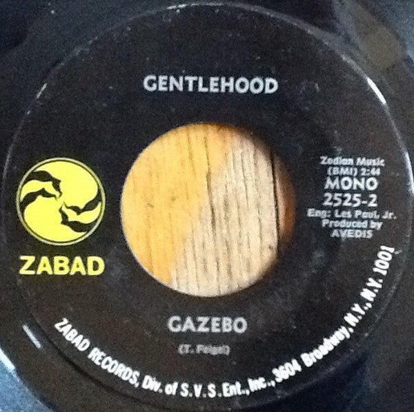 Gentlehood : Gazebo (7", Single, Mono)