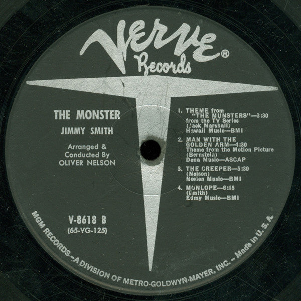 The Incredible Jimmy Smith* : Monster (LP, Album, Mono, Gat)