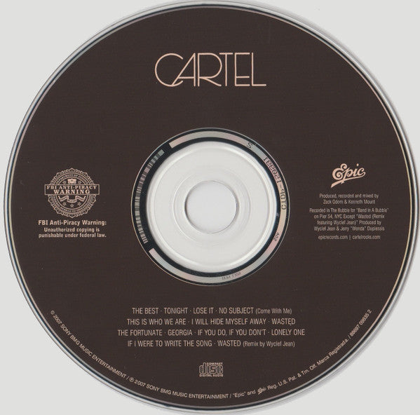 Cartel (3) : Cartel (CD, Album)