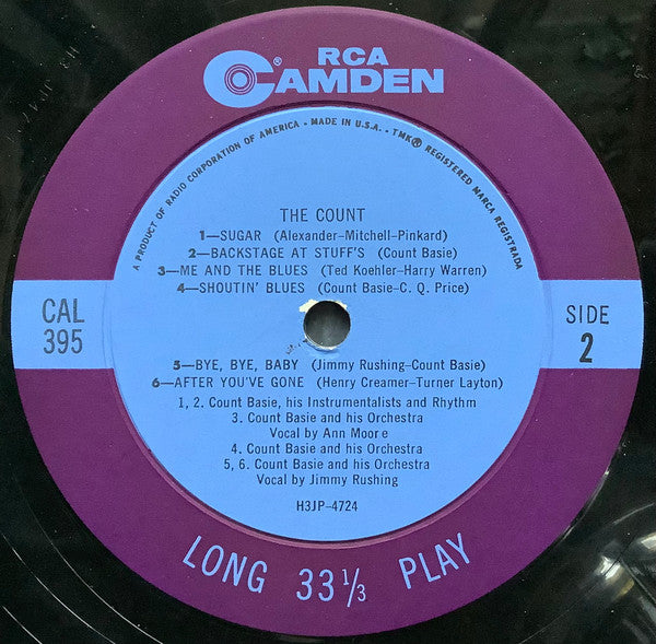 Count Basie Orchestra : The Count (LP, RE)