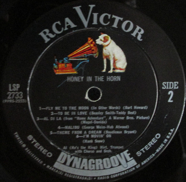 Al Hirt : Honey In The Horn (LP, Album, Hol)