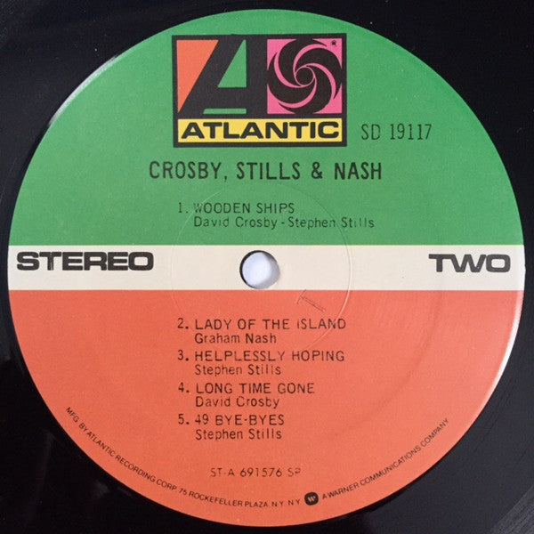Crosby, Stills & Nash : Crosby, Stills & Nash (LP, Album, RE, SP,)