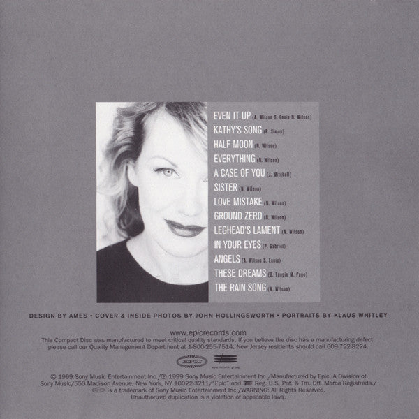 Nancy Wilson (2) : Live At McCabes Guitar Shop (CD, Album)