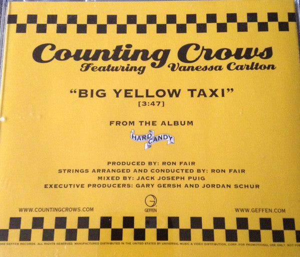 Counting Crows : Big Yellow Taxi (CD, Single, Promo)