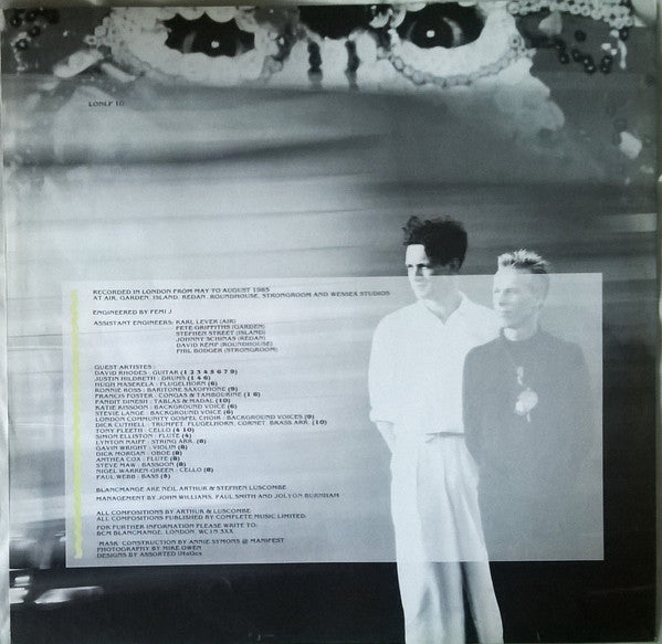 Blancmange : Believe You Me (LP, Album)