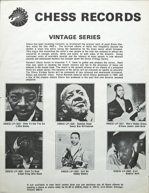 Elmore James - John Brim : Whose Muddy Shoes (LP, Comp, Mono, Ter)