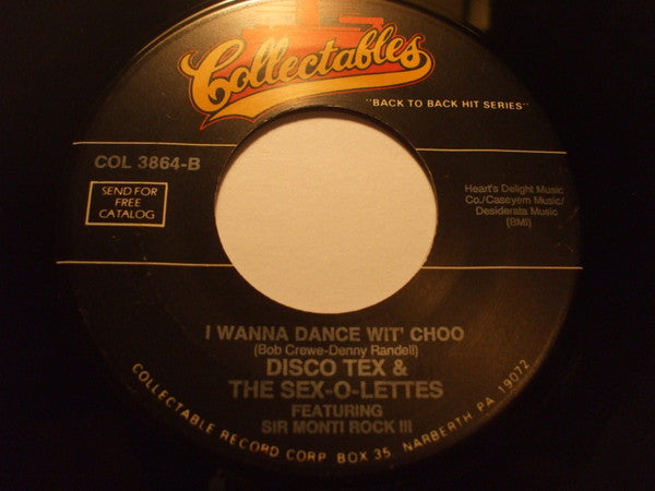 Disco Tex & His Sex-O-Lettes : Get Dancin' (7", Single)