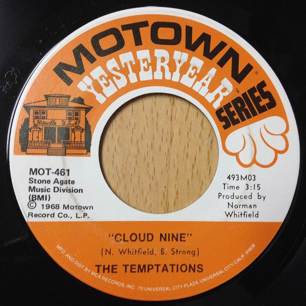 The Temptations : Cloud Nine / Runaway Child, Running Wild (7")
