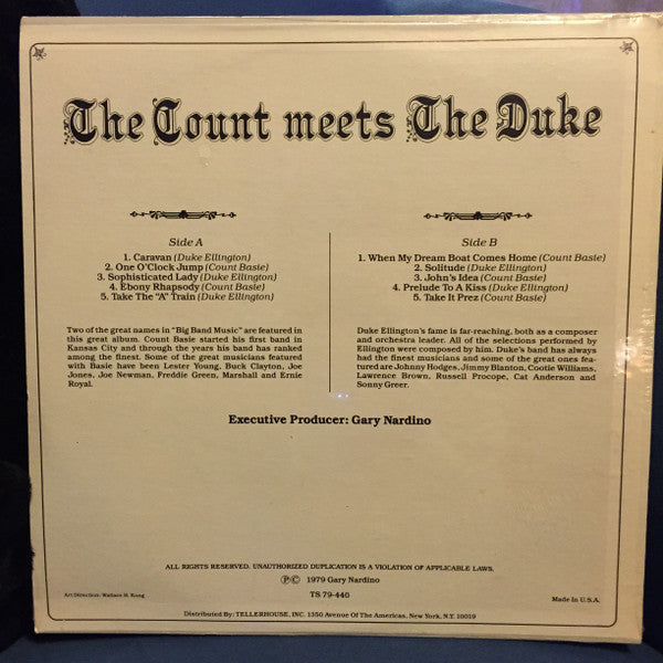 Duke Ellington, Count Basie : The Count Meets The Duke (LP, Comp)