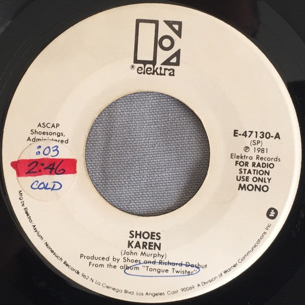 Shoes : Karen (7", Single, Mono, Promo)