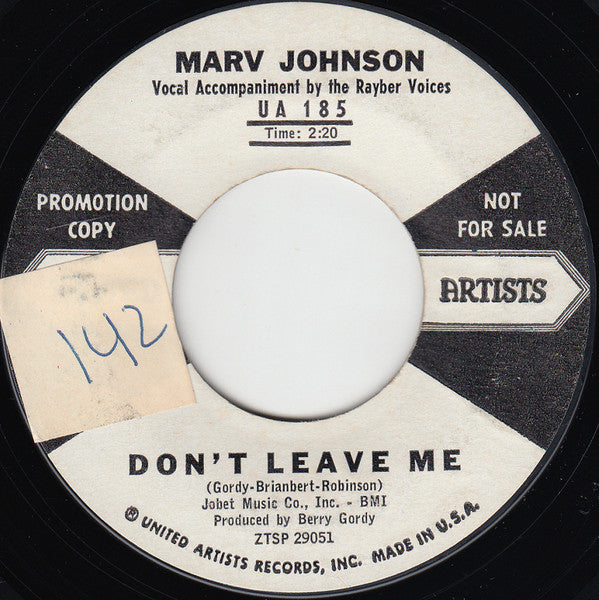 Marv Johnson : You Got What It Takes (7", Single, Promo)