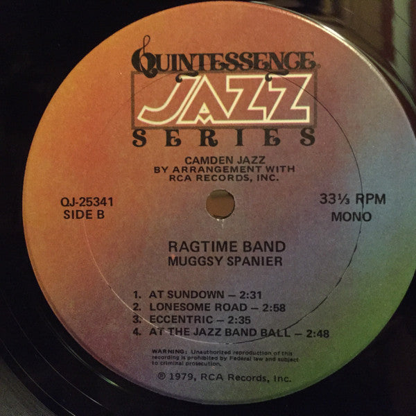 Muggsy Spanier's Ragtime Band : Muggsy Spanier's Ragtime Band (LP, Mono)