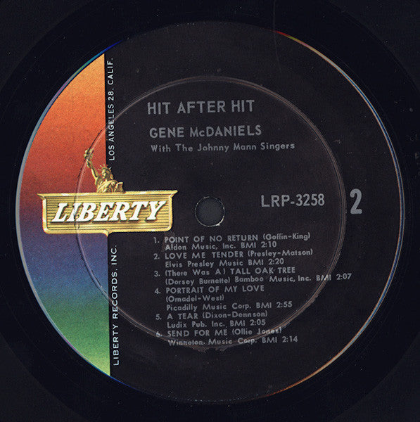 Eugene McDaniels : Hit After Hit (LP, Album, Mono, Ind)