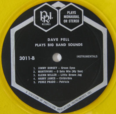 Dave Pell : Plays Big Band Sounds (LP, Yel)