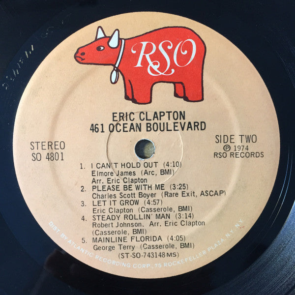 Eric Clapton : 461 Ocean Boulevard (LP, Album, MS )