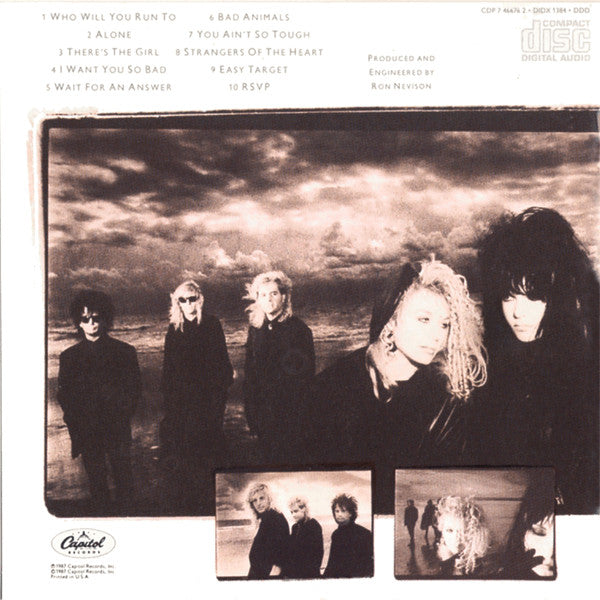 Heart : Bad Animals (CD, Album)