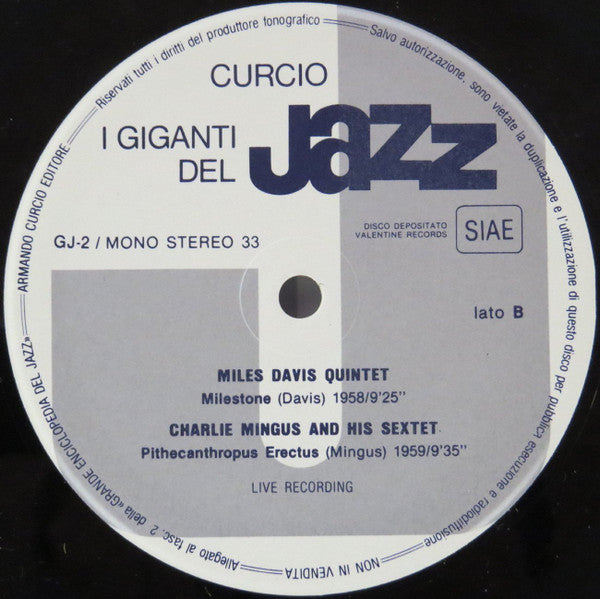Sarah Vaughan, Miles Davis, Charles Mingus, Dizzy Gillespie : Jazz Spectrum (LP, Comp)