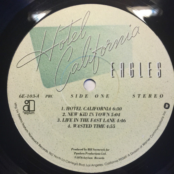 Eagles : Hotel California (LP, Album, RE, PRC)