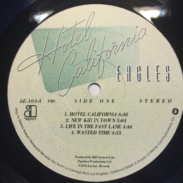 Eagles : Hotel California (LP, Album, RE, PRC)