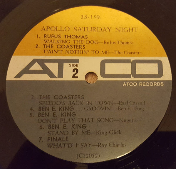 Various : Apollo Saturday Night (LP, Comp, Mono)