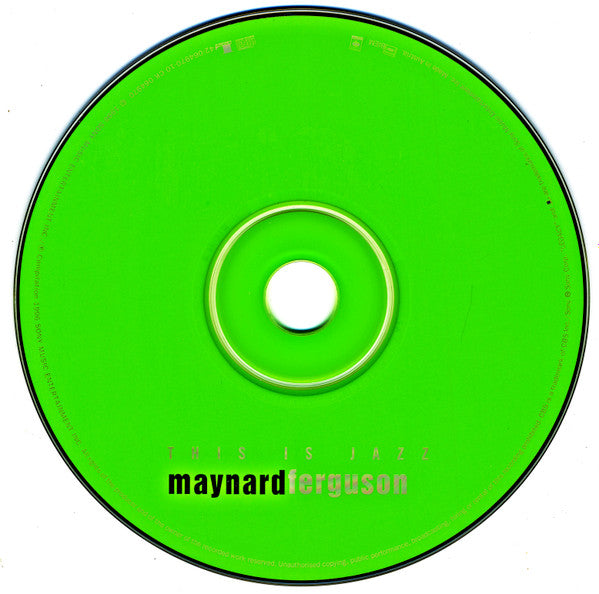 Maynard Ferguson : This Is Jazz (CD, Comp)