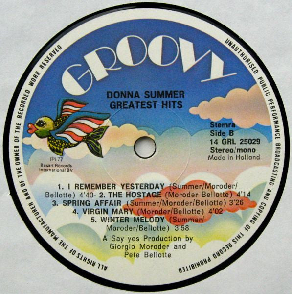 Donna Summer : Greatest Hits (LP, Comp)
