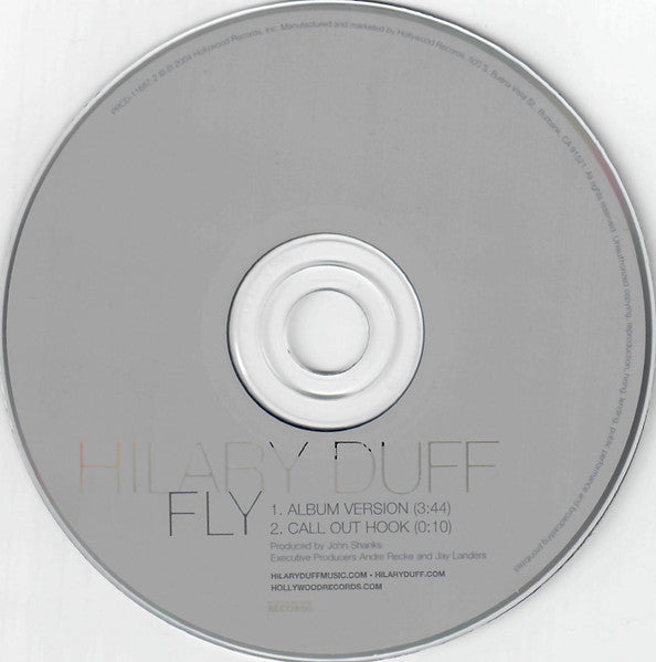 Hilary Duff : Fly (CD, Single, Promo)