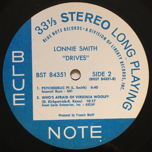 Lonnie Smith : Drives (LP)
