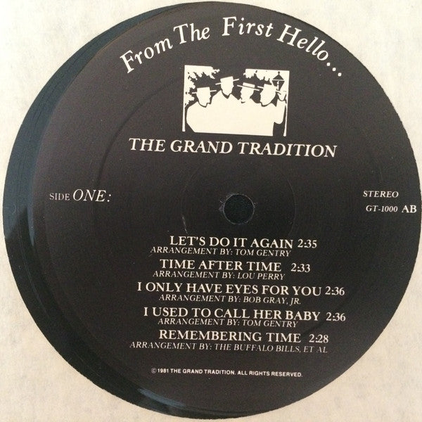 Grand Tradition : From The First Hello... (LP, Album)