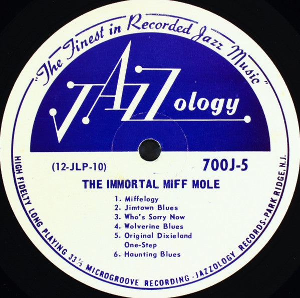 Miff Mole : The Immortal Miff Mole (LP, Album)