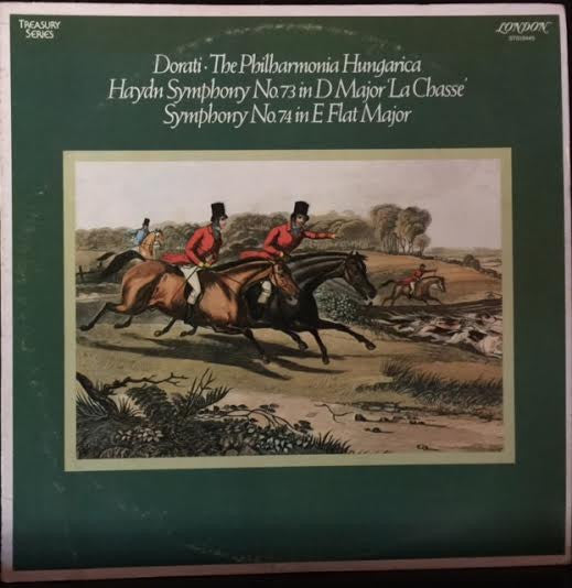 Joseph Haydn, Antal Dorati, Philharmonia Hungarica : Symphony No. 73 In D Major "La Chasse"; Symphony No. 74 In E Flat Major (LP, Album, RE)