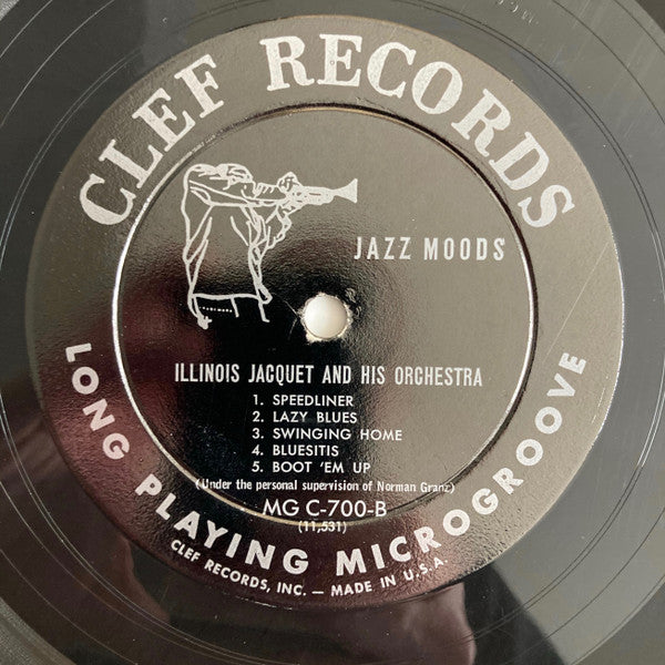 Illinois Jacquet And His Orchestra : Jazz Moods (LP, Album, Mono)
