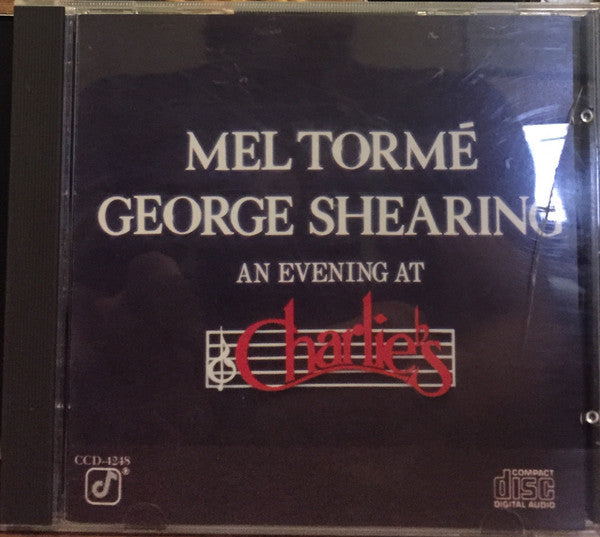 Mel Tormé & George Shearing : An Evening At Charlie's (CD, Album)