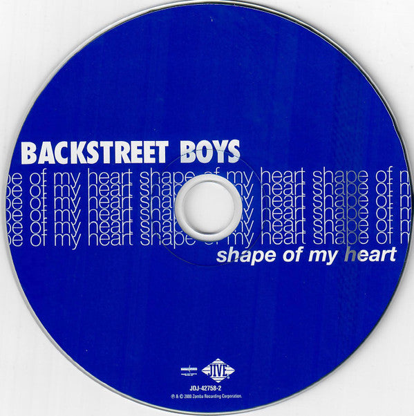 Backstreet Boys : Shape Of My Heart (CD, Single, Promo)