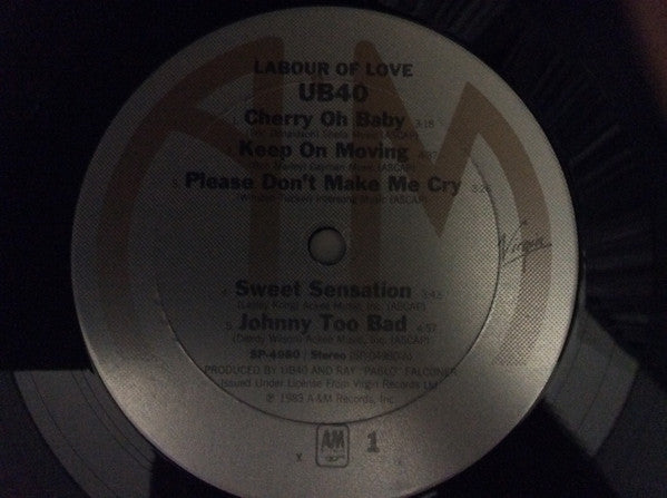 UB40 : Labour Of Love (LP, Album, Club)