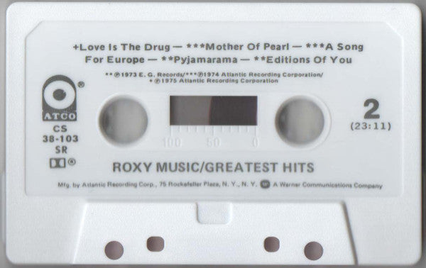 Roxy Music : Greatest Hits (Cass, Comp, Dol)