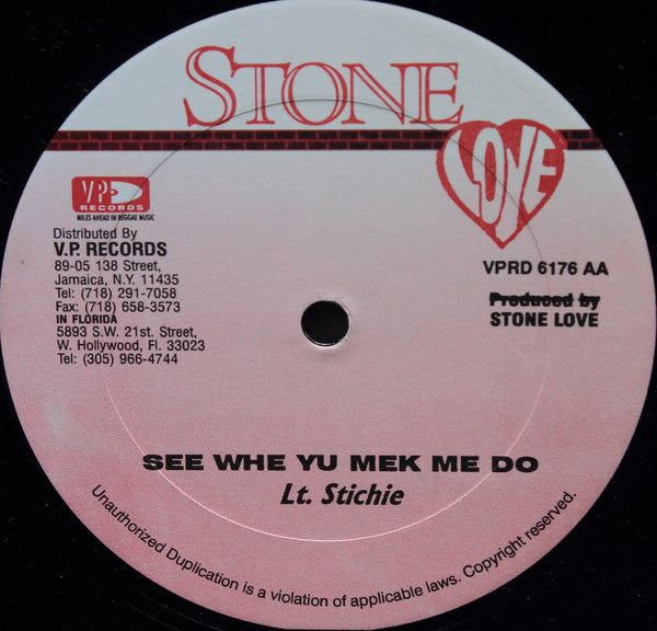 Mad Cobra / Lieutenant Stitchie : Put It On / See Whe Yu Mek Me Do (12")