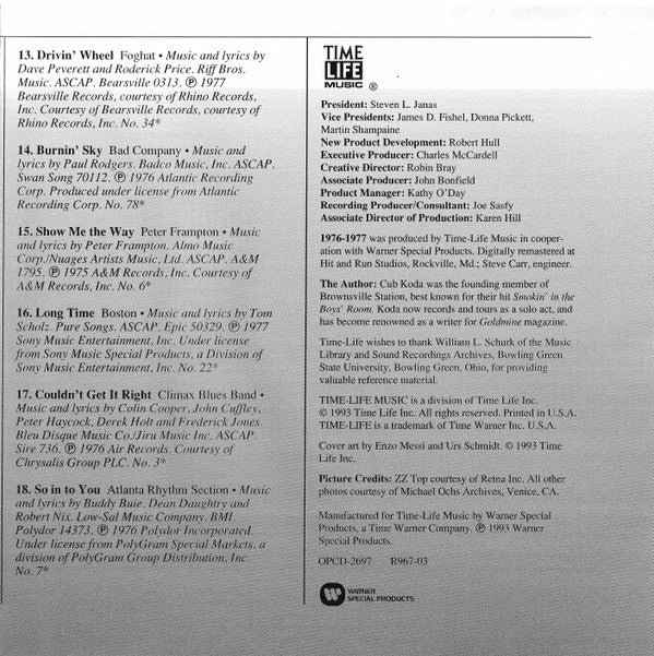 Various : Guitar Rock 1976-1977 (CD, Comp)